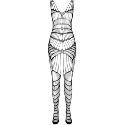 Passion - Bs 102 Bodystocking Noir Taille Unique